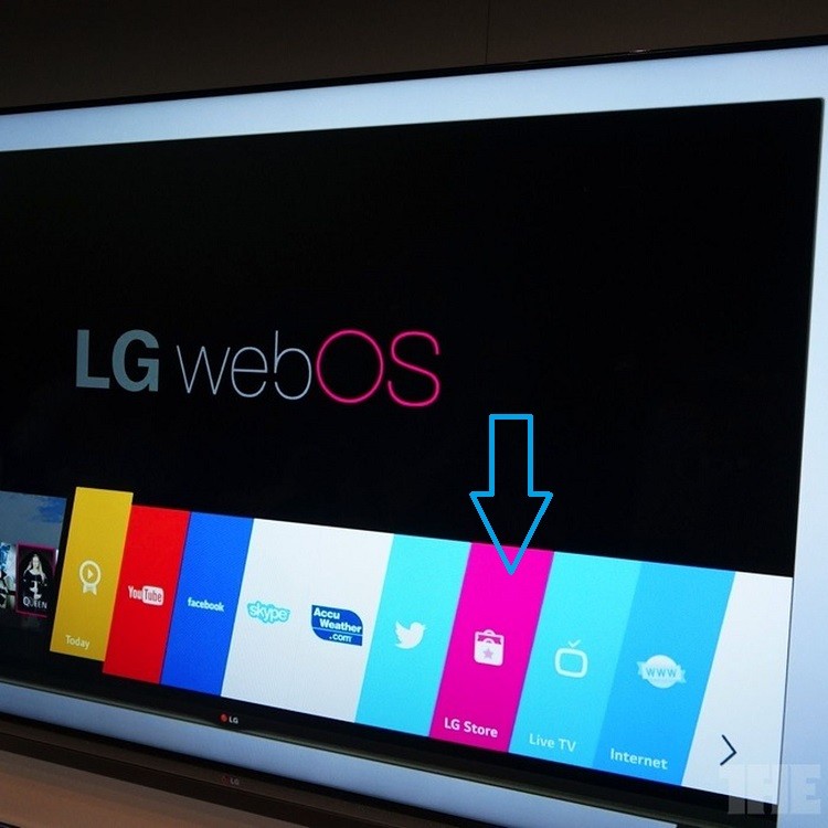 LG Smart TV - Home screen 