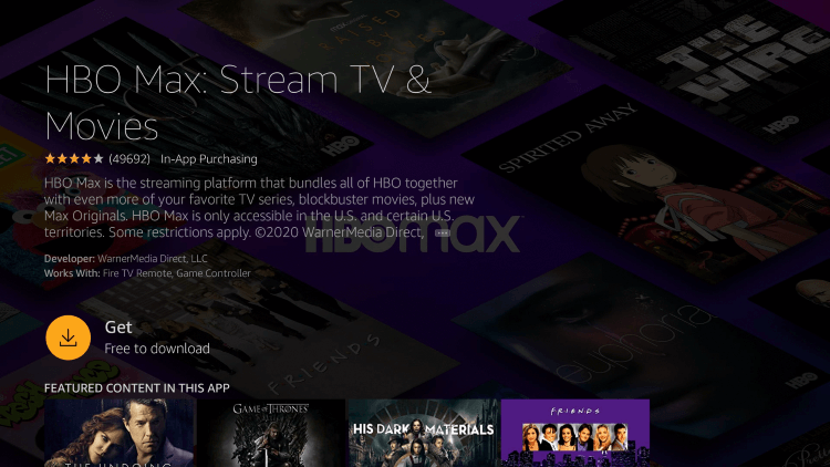 Get HBO Max on Toshiba Fire TV