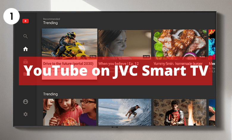 YouTube on JVC Smart TV