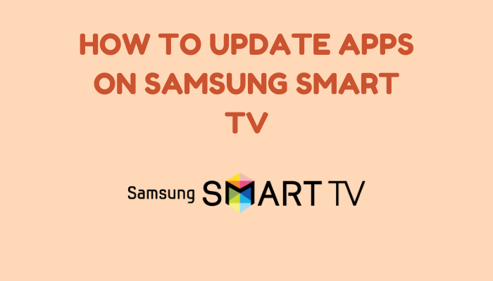 Update Apps on Samsung Smart TV