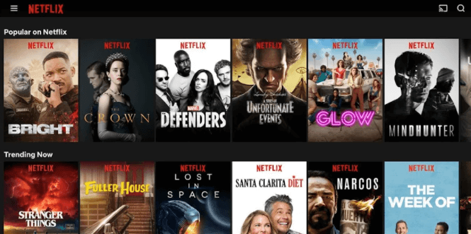 Click Cast - Netflix on LG Smart TV