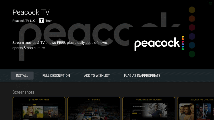 Install Peacock TV on Panasonic Smart TV