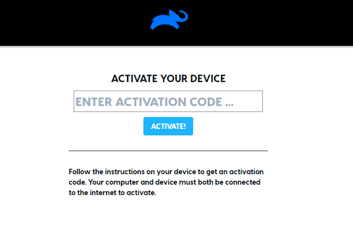 Provide the Activation Code