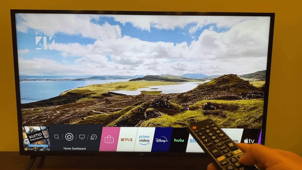 Home Dashboard - Apple TV on LG Smart TV