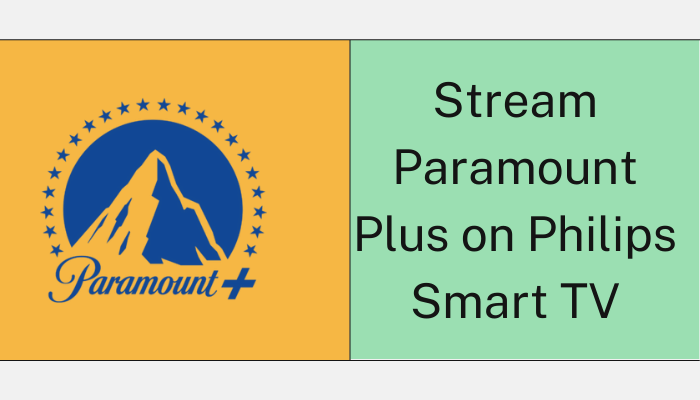 Paramount Plus on Philips Smart TV