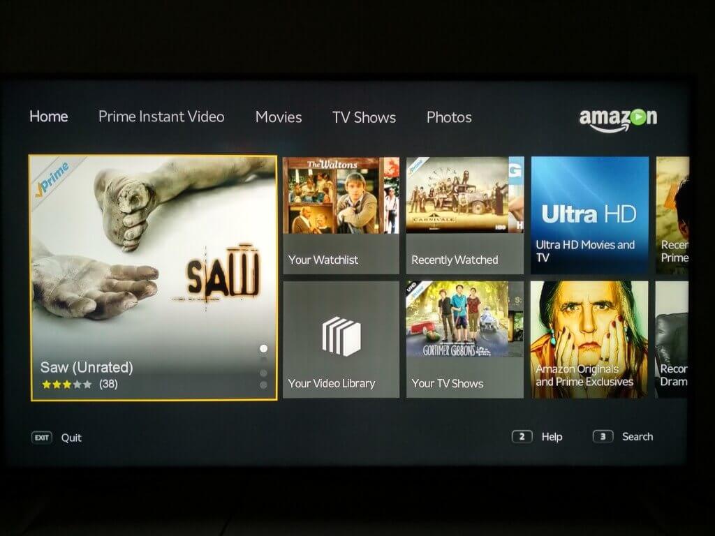 select the movie that you want to watch from Amazon Prime Video to Vizio Smart TV
