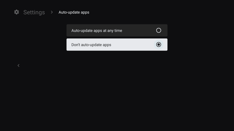 Click Auto-Update Apps at any time