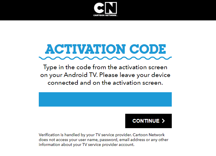 Type the Activation Code