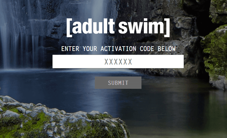 enter the activation code