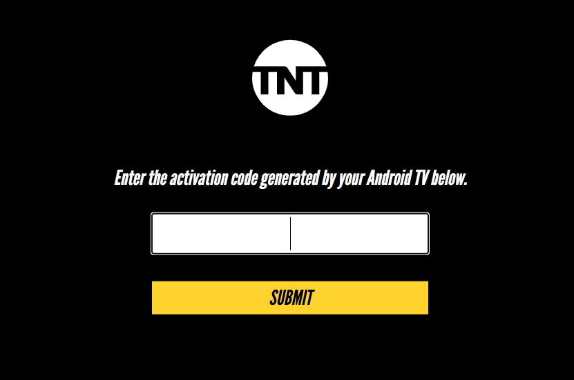 enter the activation code to activate TNT on JVC Smart TV