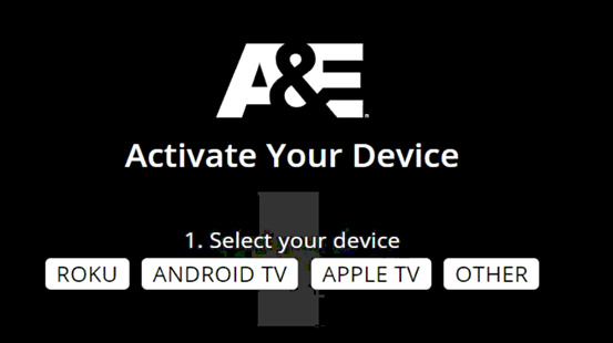 A&E on JVC Smart TV