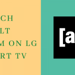 Adult Swim on LG Smart TV