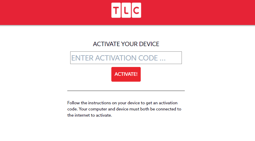 Enter the Activation Code to activate TLC GO