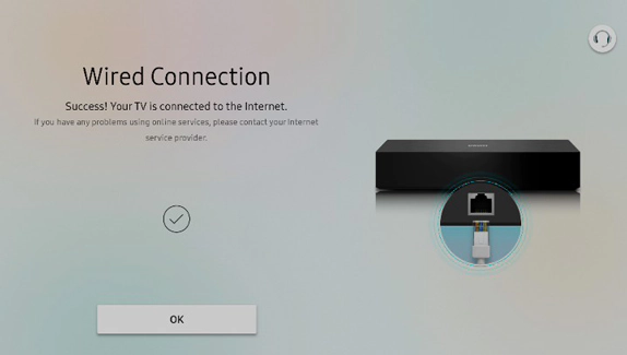 How to Connect Samsung Smart TV to WiFi - Wired