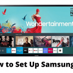 learn to set up samsung tv
