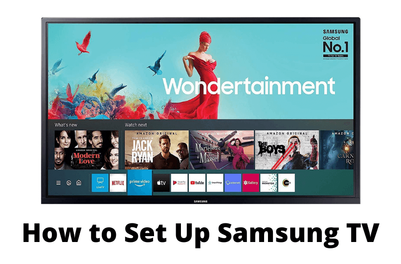 learn to set up samsung tv