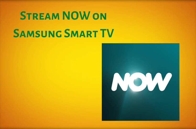 stream NOW on Samsung Smart TV