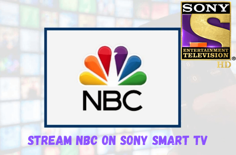 install and stream NBC on sony smart tv