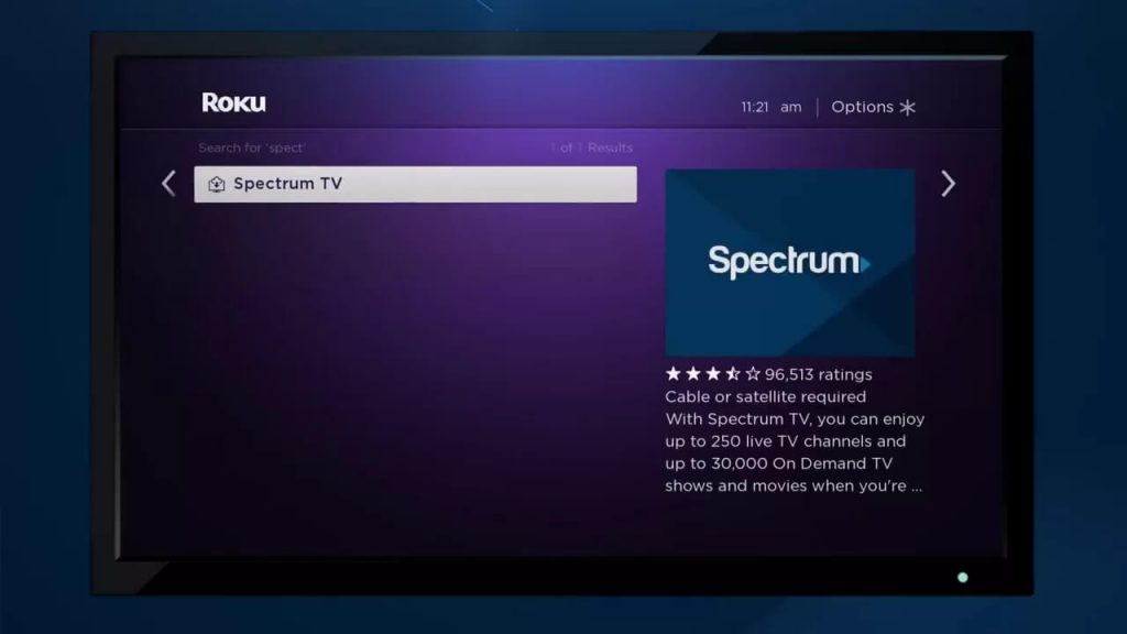choose spectrum app to watch on lg tv 