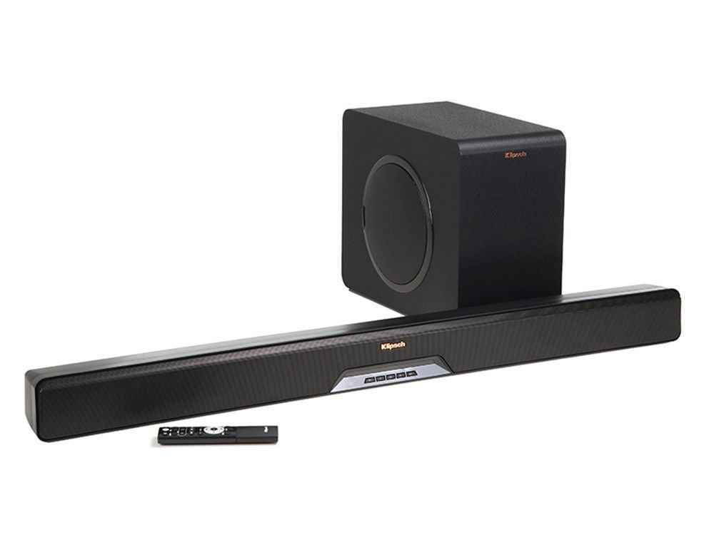 Klipsch Reference RSB-11 Sound Bar With Wireless Subwoofer -Best External Speakers for TV