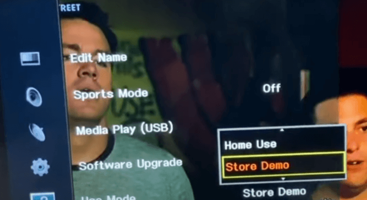 Change Sotore Demo to Home mode
