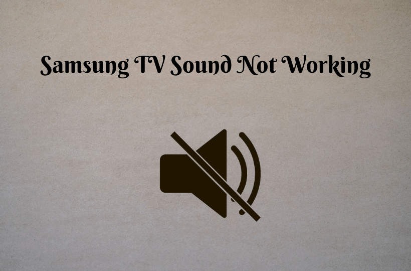 best fixes to use when samsung smart tv sound not working