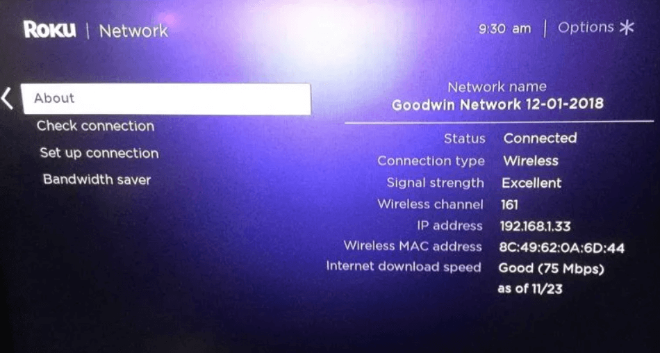 check the internet connection 