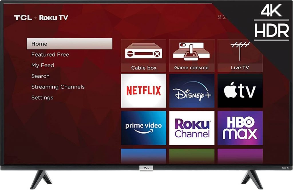 TCL 43S425 is one of the best smart tvs for apple tv 