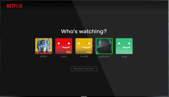 select the profile icon from the screen 