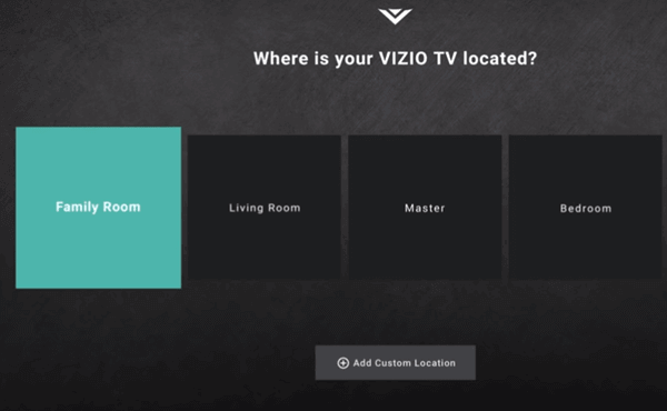 name your tv to setup your vizio tv 