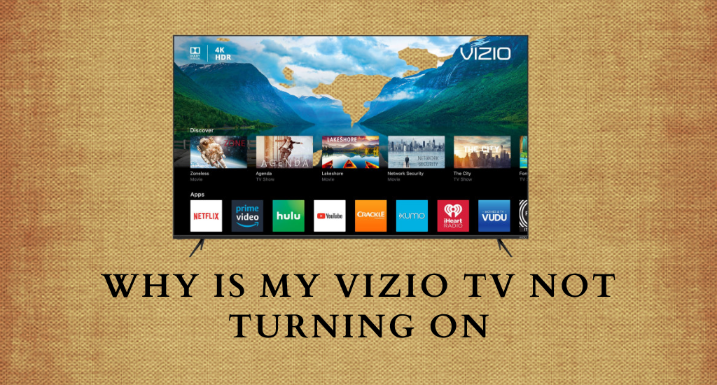 why is my Vizio TV not turning on