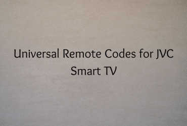 learn the codes for jvc smart tv