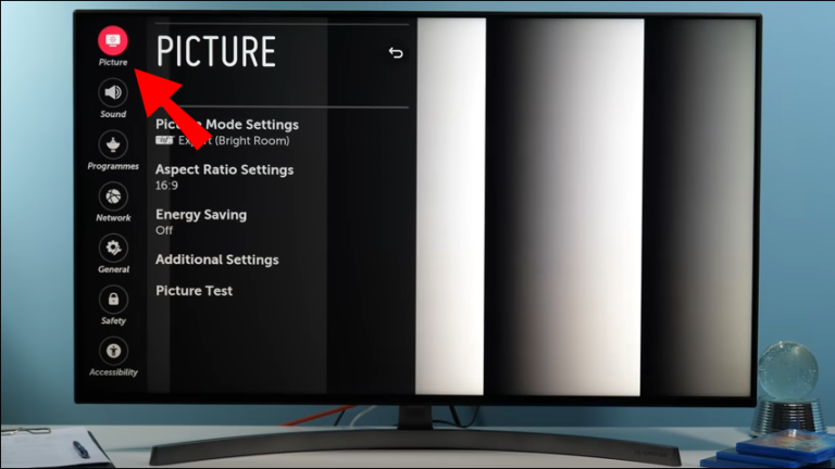 Picture mode to adjust brightness on LG TV