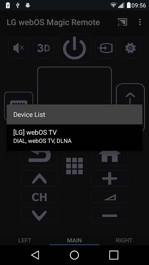 LG webOS Magic Remote