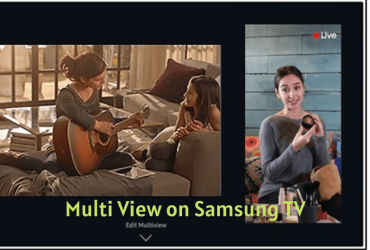 learn to set up multi view on samsung tv