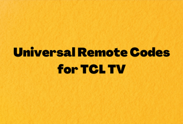 learn the universal remote codes for tcl tv