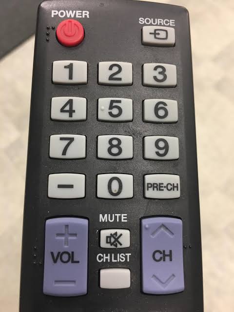 Press Source button to change source on Samsung Smart TV