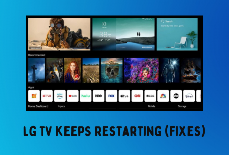 LG TV keeps restarting