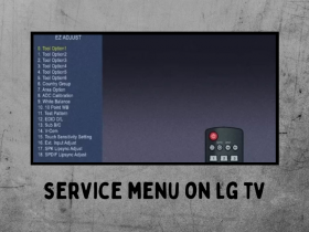 service menu on lg tv