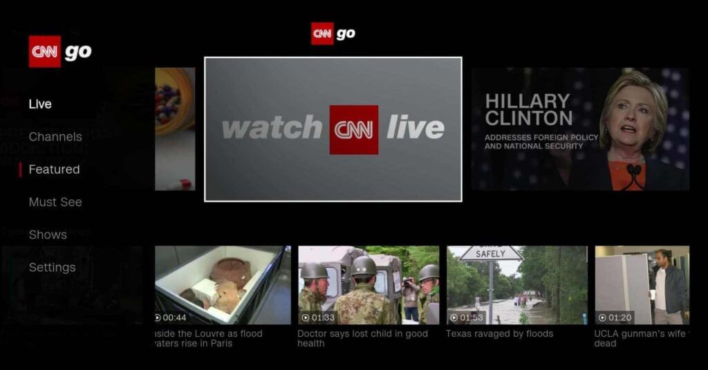 Watch CNN on Samsung TV