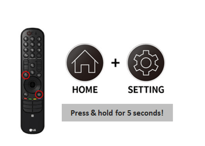 Press Home and Settings