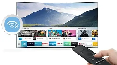 Check the internet connection on Samsung smart TV 