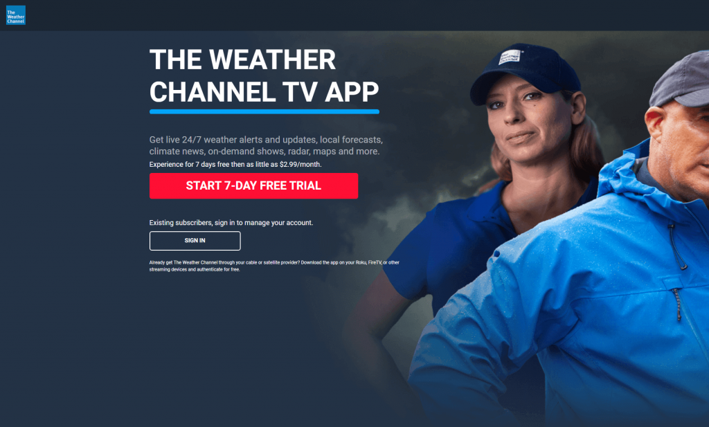 How to Sign in and Activate The Weather Channel on Samsung Smart TV