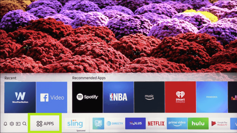 Add Apps to Samsung Smart TV Home Screen