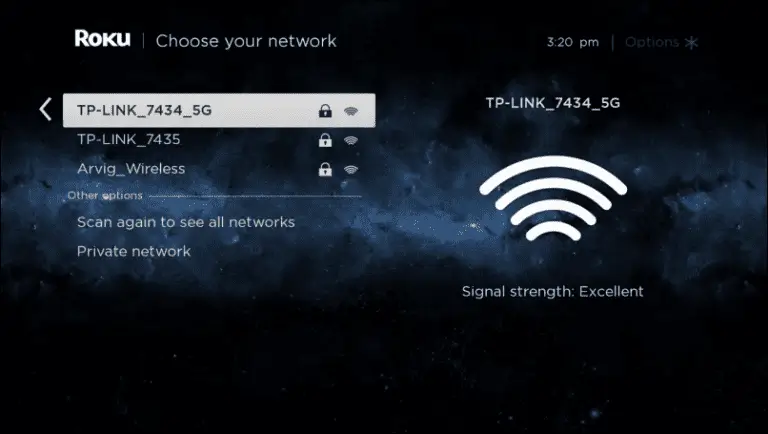 Choose your network