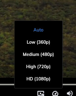 Select Video Quality