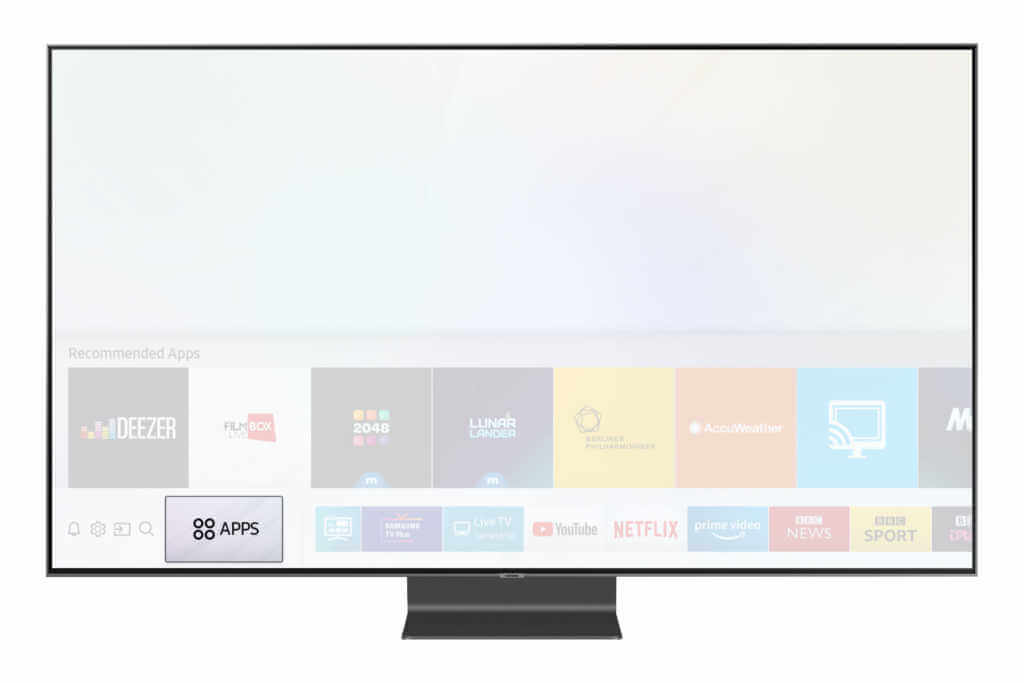 Apps on Samsung Smart TV