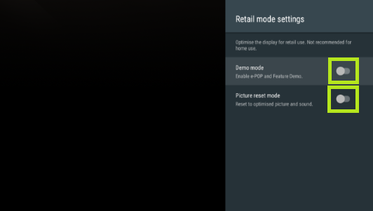 How to Disable Demo Mode on Sony TV
