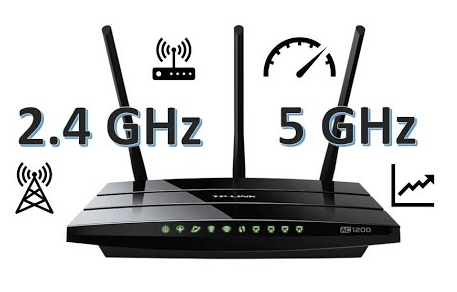 Routers with 2.5GHz and 5GHz