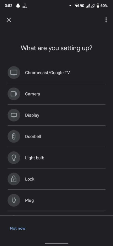 Navigate Chromecast/Google TV